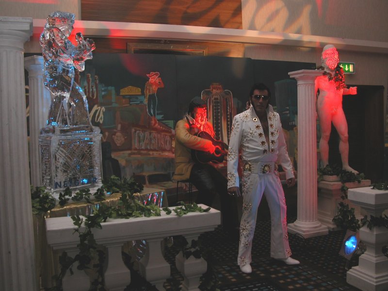 Elvis memorabilia display