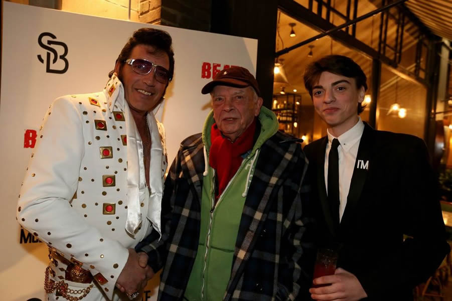 Paul with David Bailey