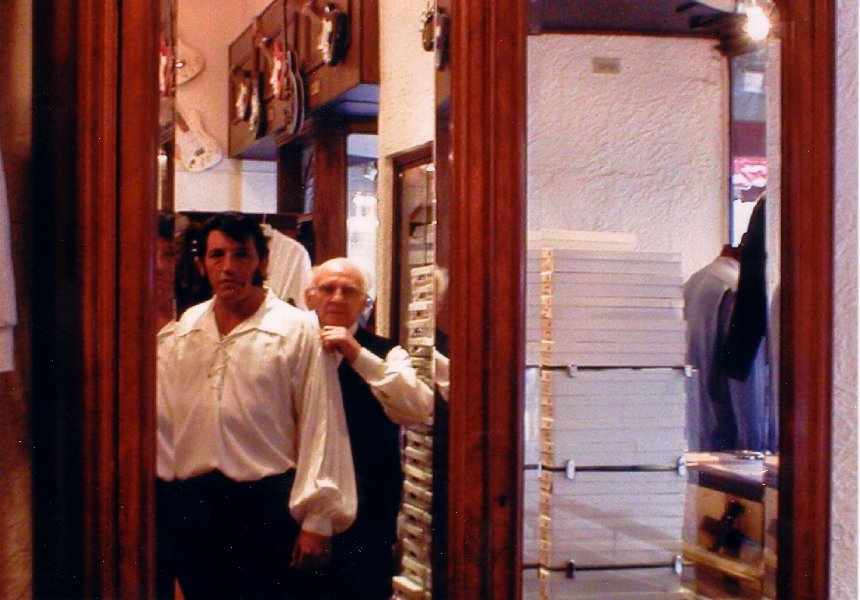 Elvis Tribute Artist With dressmaker Mr Lansky