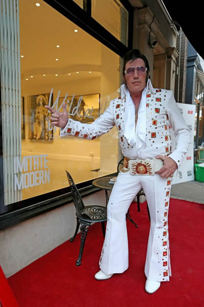 Paul at opening of Imitate Modern