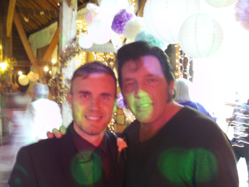 Gary Barlow with Paul Richie